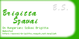 brigitta szavai business card