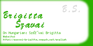 brigitta szavai business card